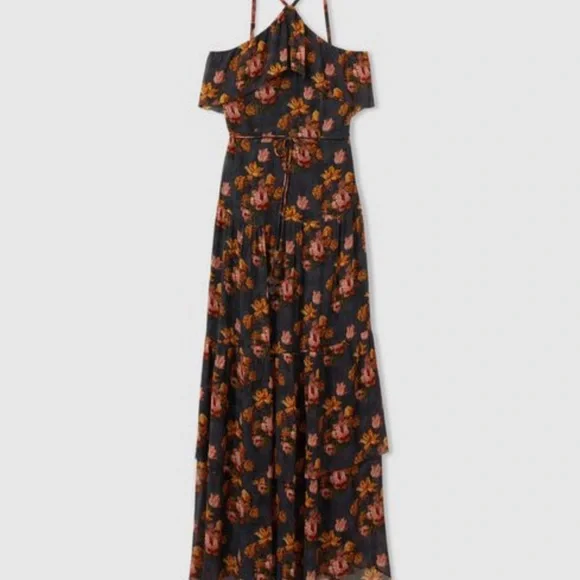 Anthropologie Calypso Floral Halter Dress 🌻 - Picture 9 of 14